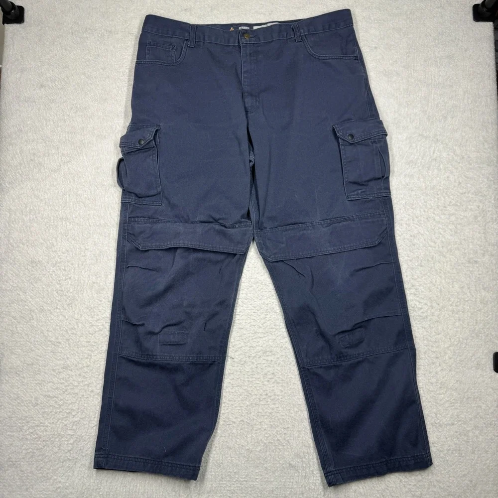 LAPCO FR Cargo Pants Blue Flame‎ Resistant Workwear Moisture Wicking Men's 40x34